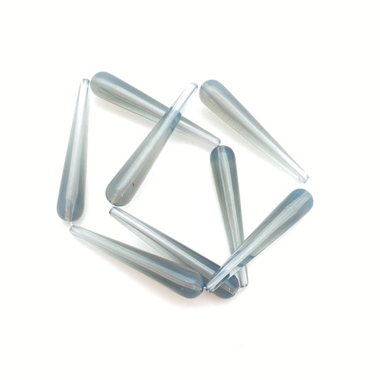 Long Tear Drop 38mm Montana Blue