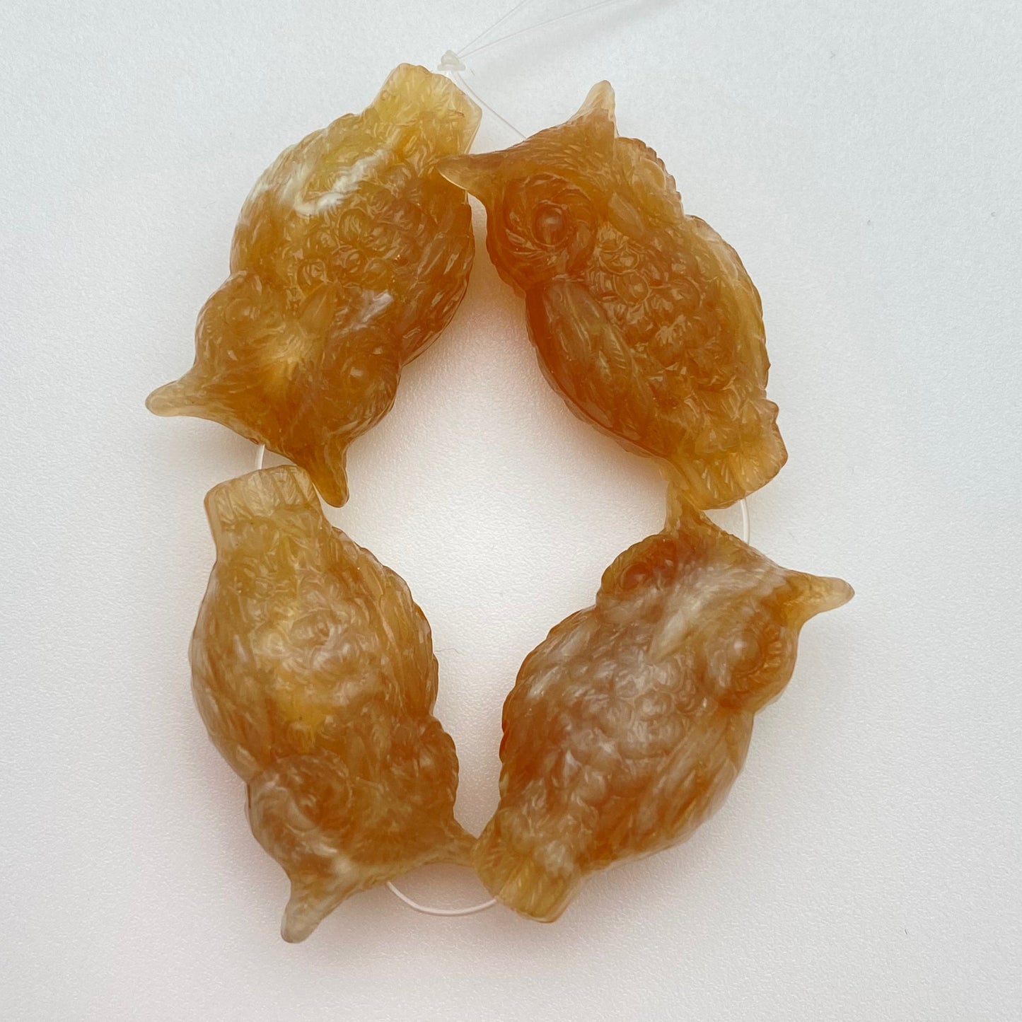 Owls 31mm Beige Marble