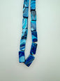 Rectangle 20mm Marble Blue