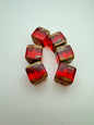Layered Cube 16mm Ruby