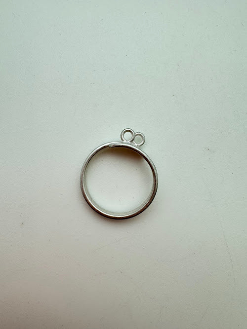Metal Ring 20mm Silver
