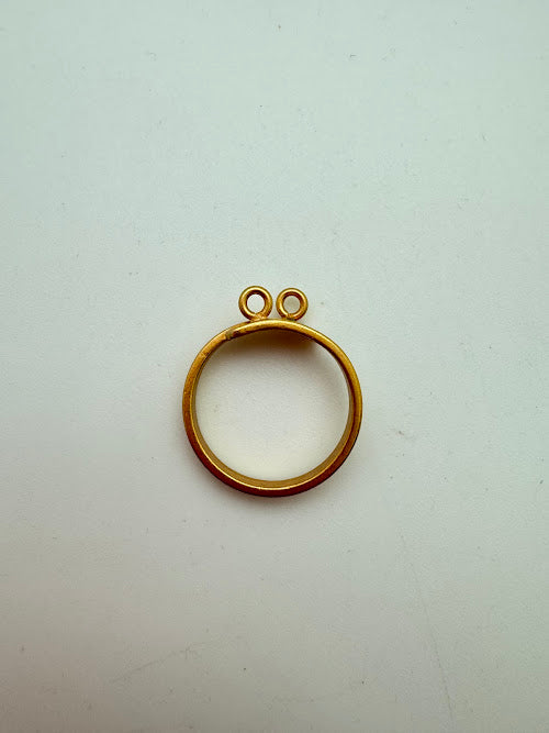 Metal Ring 20mm Gold