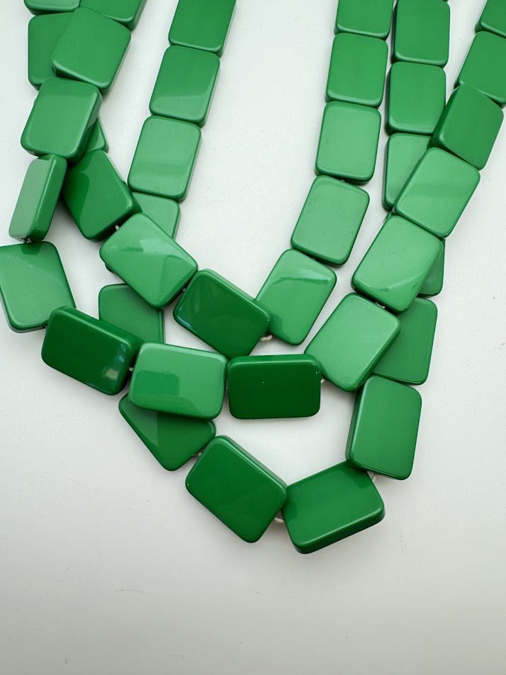 Rectangle Tile 28mm Kelly Green