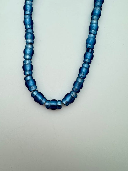 Barrel 12x8mm Montana Sapphire - Yayin