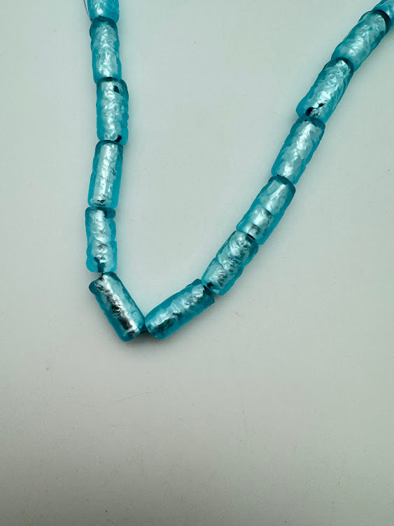 Baroque Tube 18x7mm Aqua - YAYIN