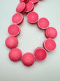 Dome 20mm Multi Hot Pink