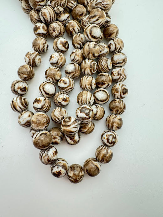Round Animal Print 12mm