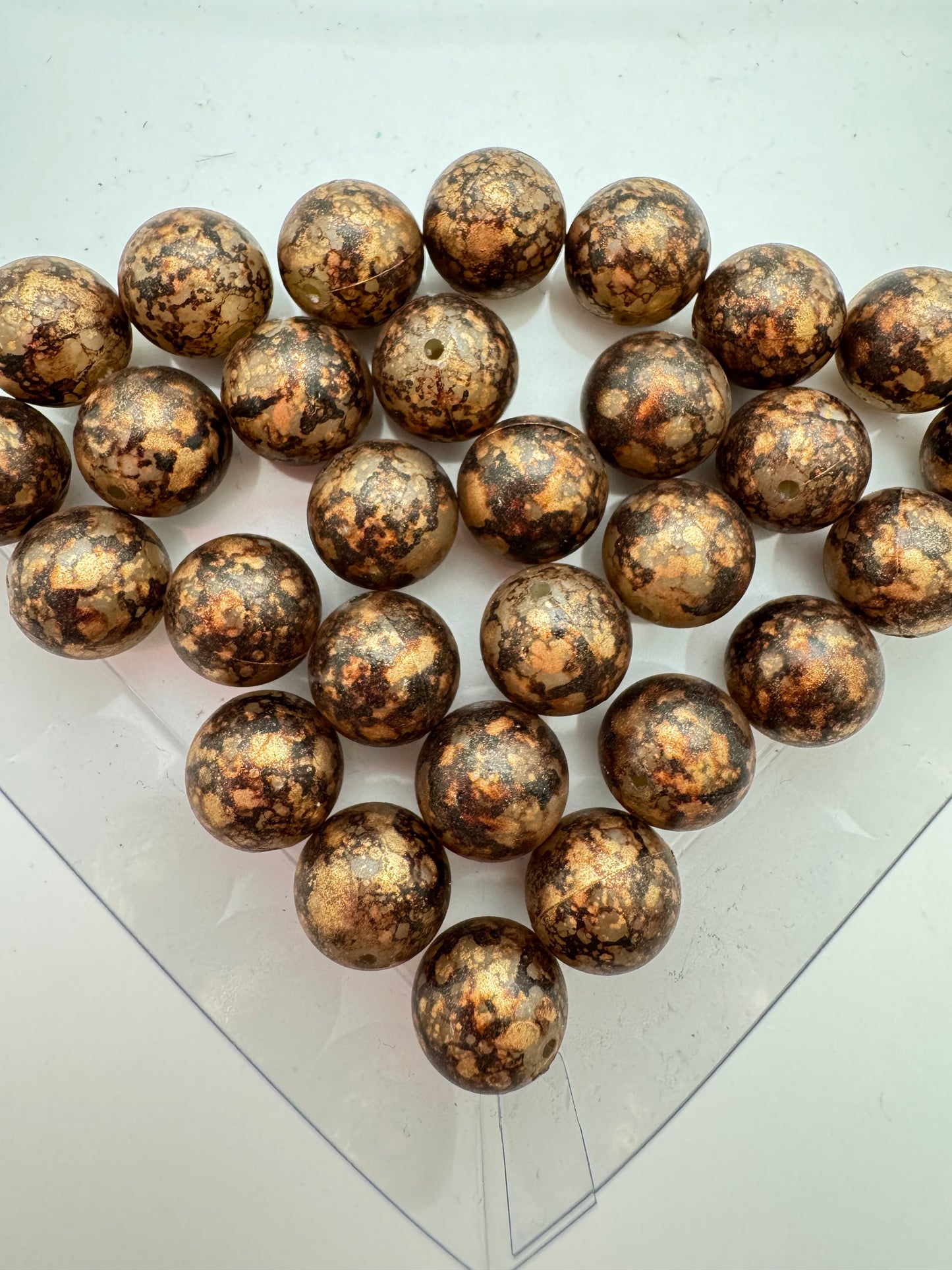 Round 12mm Gold painted