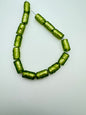 Baroque Tube 22x12mm Peridot - YAYIN
