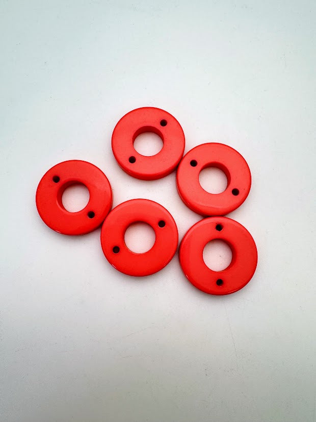 Ring with holes 25mm Pink Coral
