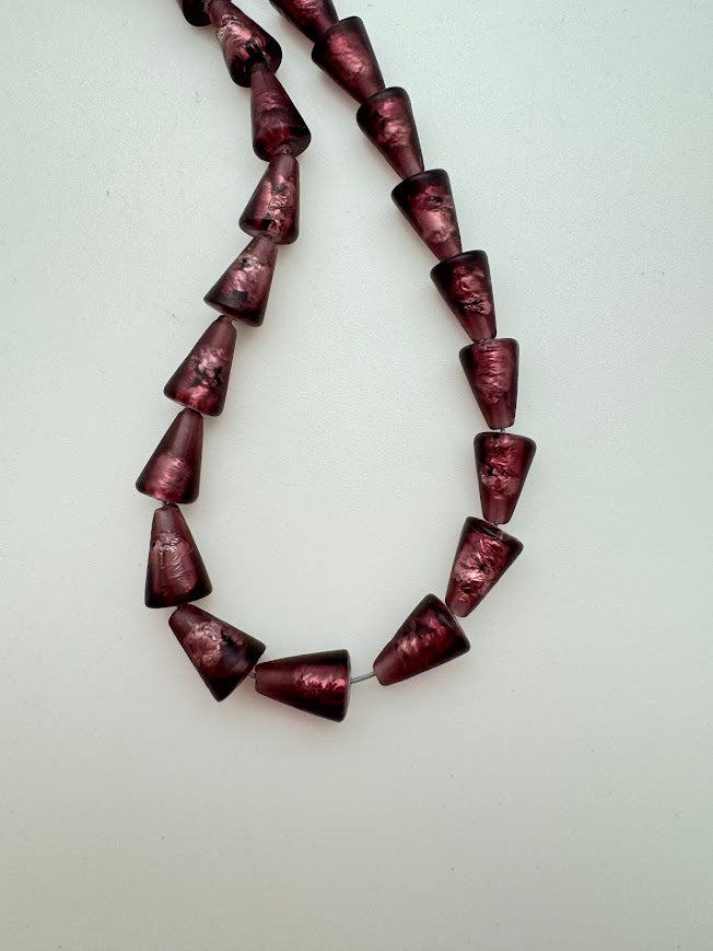 Cone 10x7mm Dark Amethyst - YAYIN