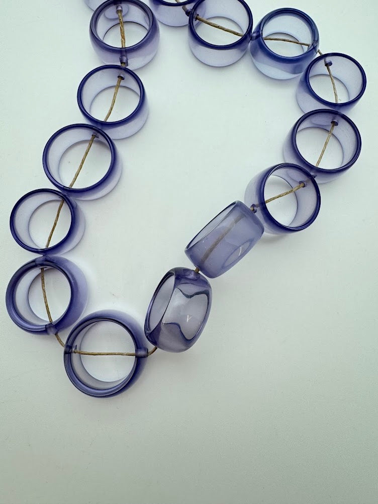 Ring Bead 20mm Periwinkle