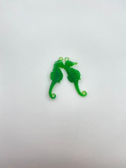 Seahorse Drop 2” Green