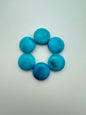Lentil 20mm French Blue Marble