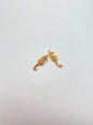 Seahorse Drop 28mm Gold