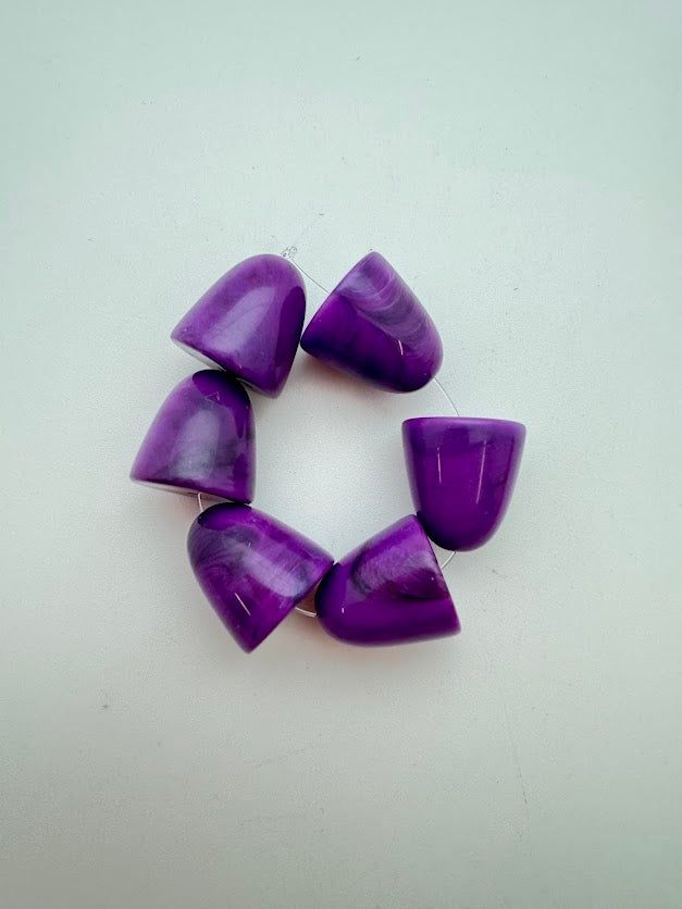 Bell 16mm Violet Marble