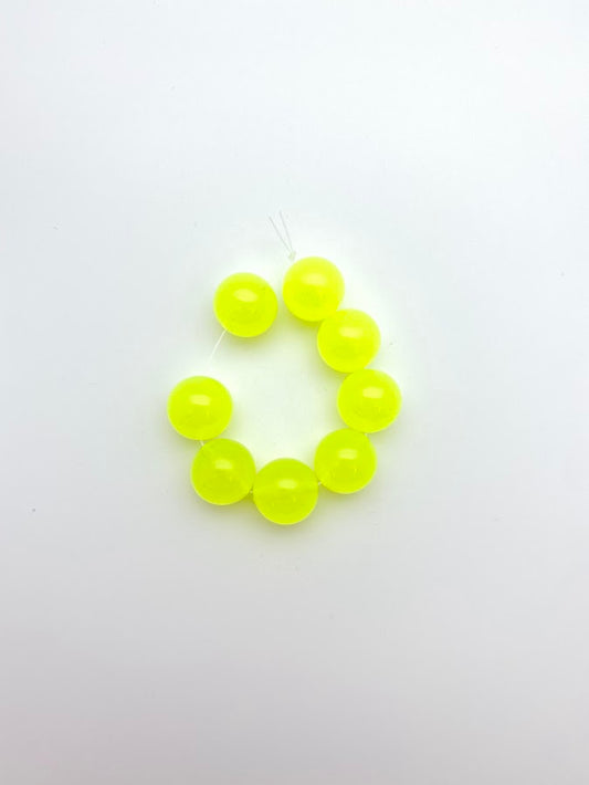 Round 8mm Neon Yellow