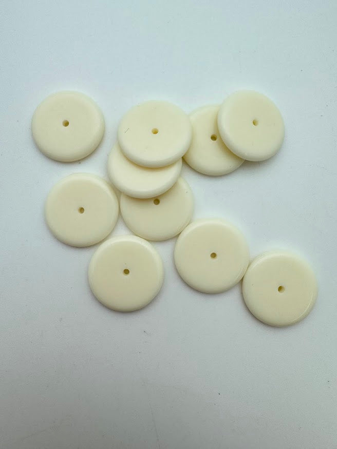 Rondelle 20mm Ivory
