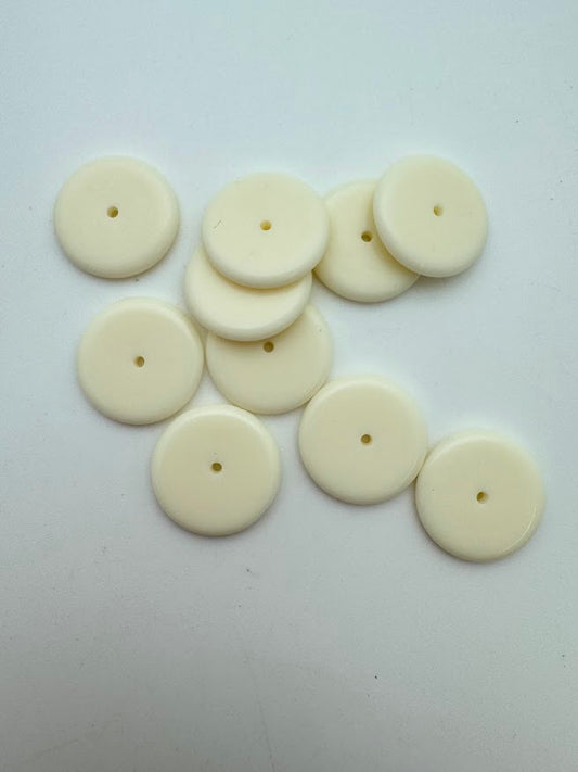Rondelle 20mm Ivory
