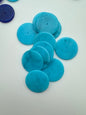 Rondelle 28mm Turquoise/Blue Marble