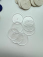 Rondelle 28mm Clear