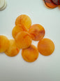 Rondelle 28mm Tangerine Marble
