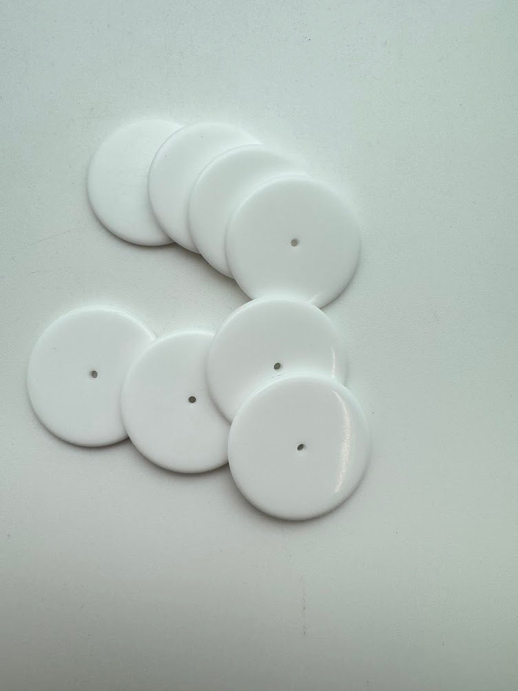 Rondelle 28mm White