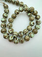 Round Animal Print 12mm Mint