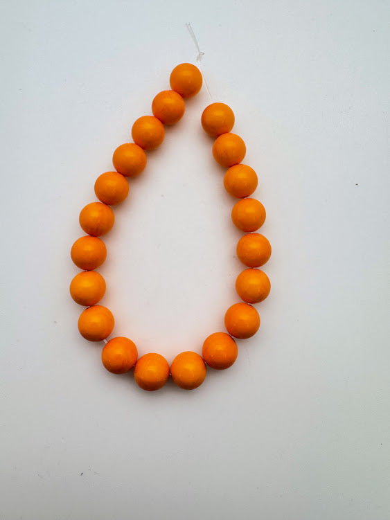 Round 10mm Tangerine