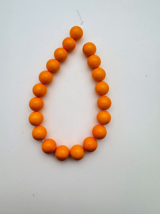 Round 10mm Tangerine