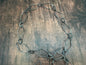 Oxidized Silver Rhombus Link Chain 18mm