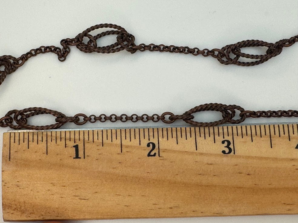 10mm Victorian Chain Antiqued Copper