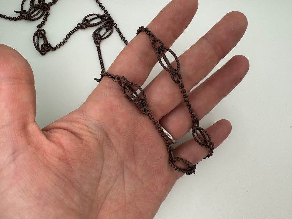 10mm Victorian Chain Antiqued Copper