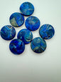 Lentil 30mm Starry Night Marble Matte