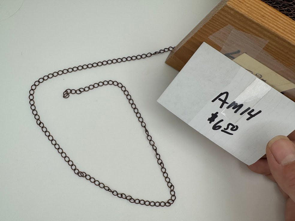 4mm Antique Copper Plated Curb Chain