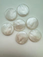 Lentil 30mm White Pearl