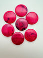 Lentil 30mm Magenta/Jet Marble