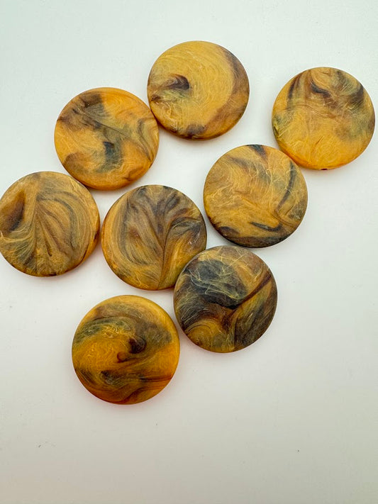 Lentil 30mm Prettied Marble Matte