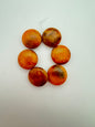 Lentil 20mm Petrified Marble