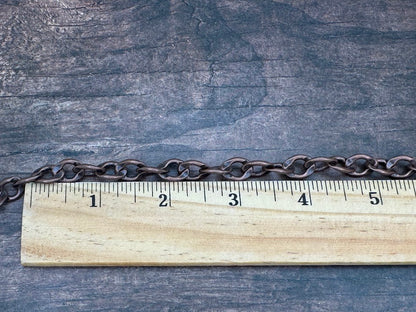 9mm Antique Copper Anchor Chain