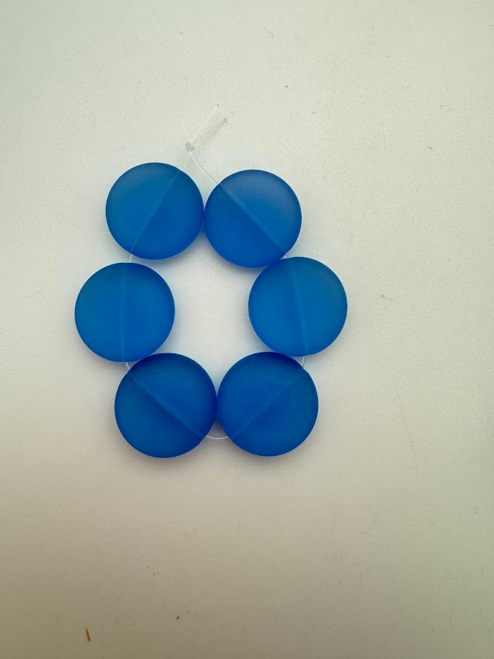 Lentil 20mm Lt Sapphire Matte