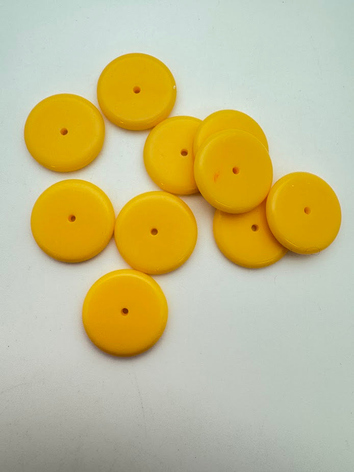 Rondelle 20mm African Amber