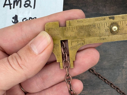 5mm Antique Copper Cable Chain