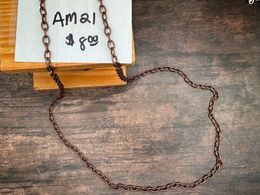 5mm Antique Copper Cable Chain