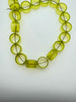 Ring Bead 22x12mm Peridot Transparent