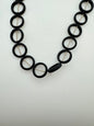 Ring Bead 22x5mm Jet Matte