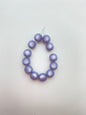 Round moon glow matte 10mm Lavender