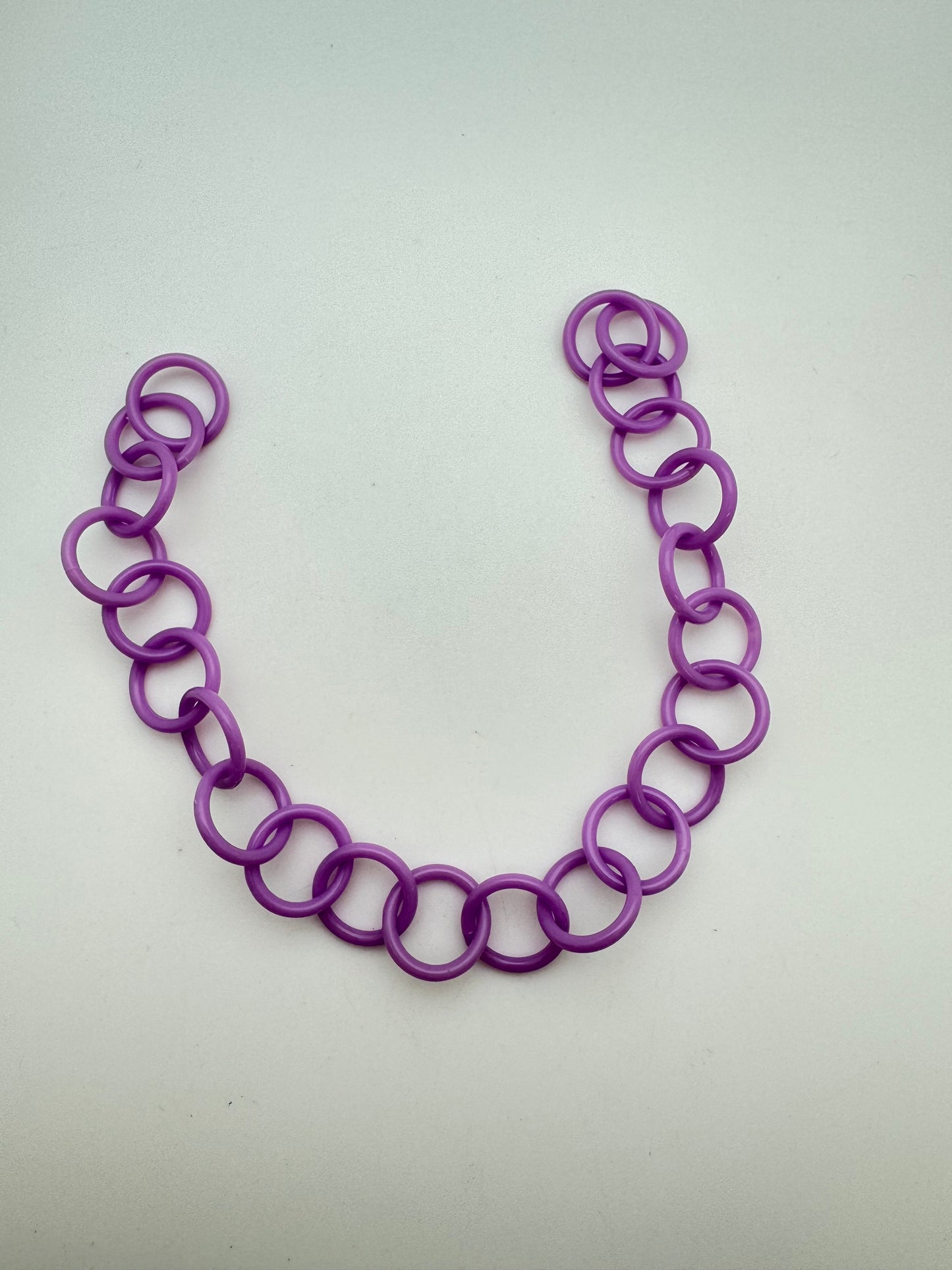 Resin Chain Link 12"x18mm Light Purple