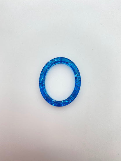 Oval Ring 33mm Sapphire