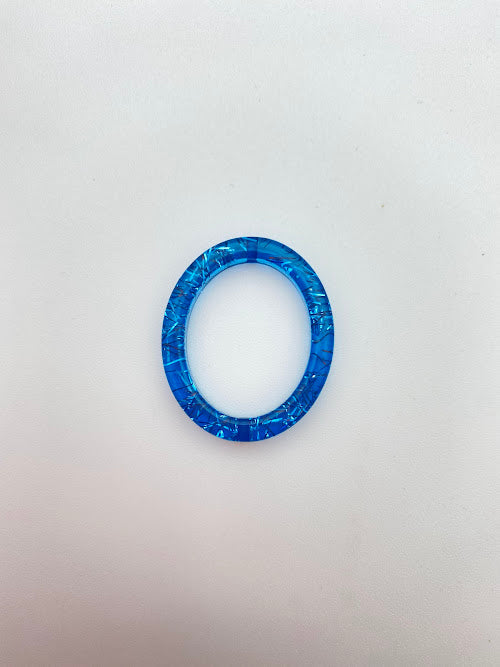 Oval Ring 33mm Sapphire